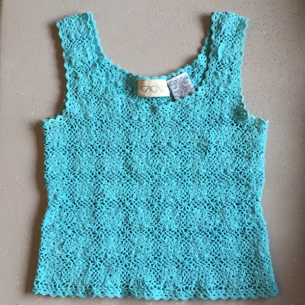Cache blue tank top